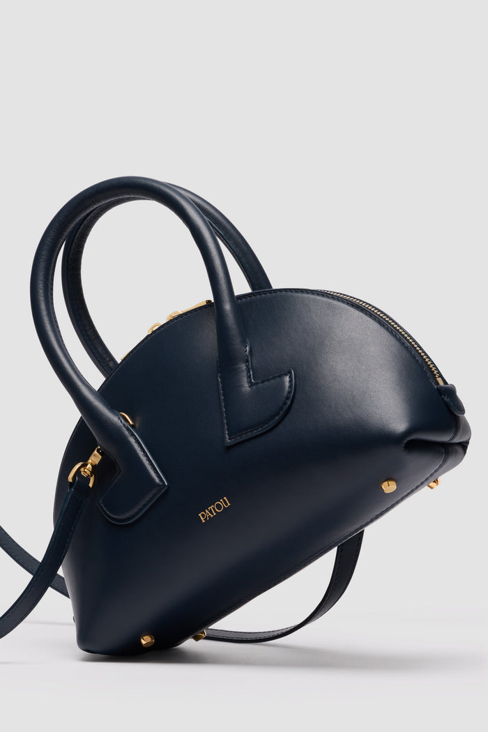 Jean Patou Le Patou Bowling En Cuir Navy Black