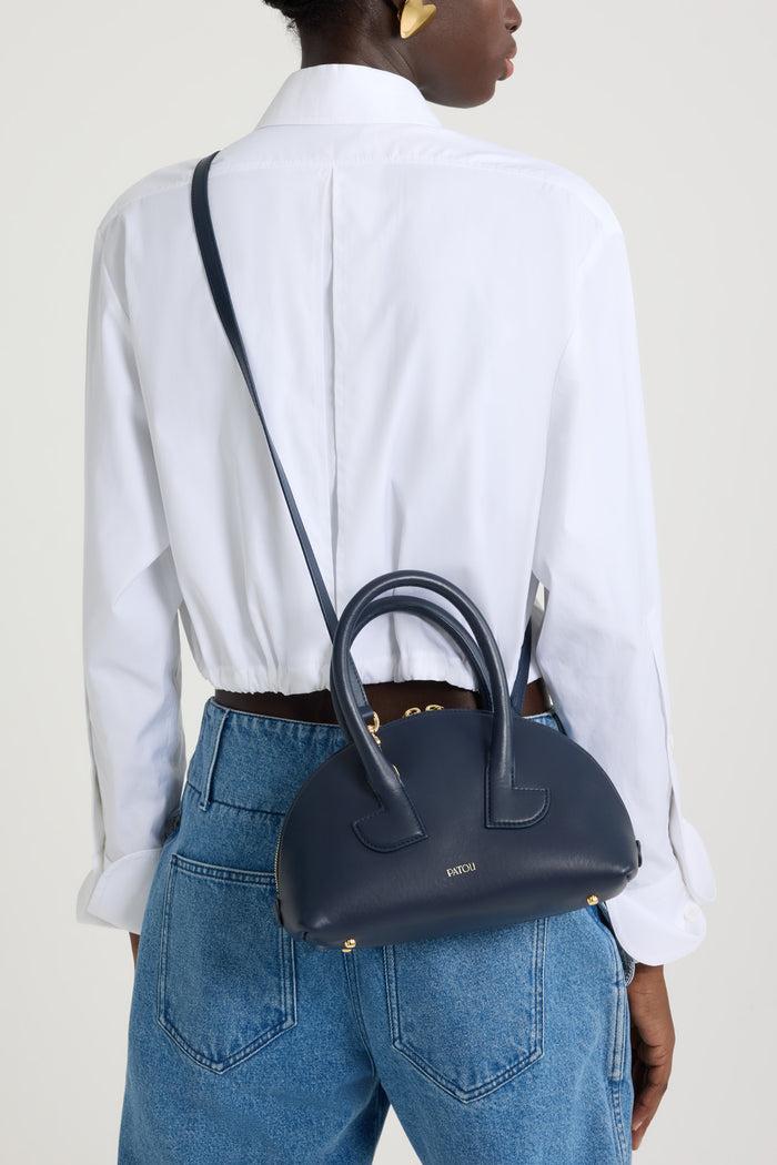 Jean Patou Le Patou Bowling En Cuir Navy Black