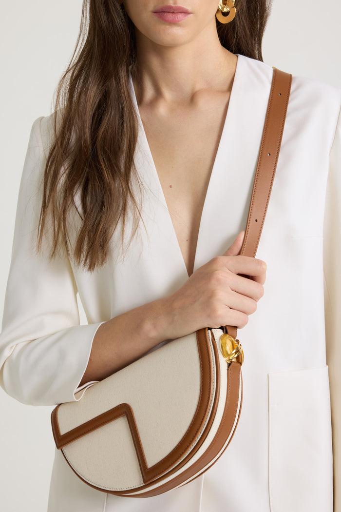 Jean Patou Le Patou En Cuir Et Coton Caramel