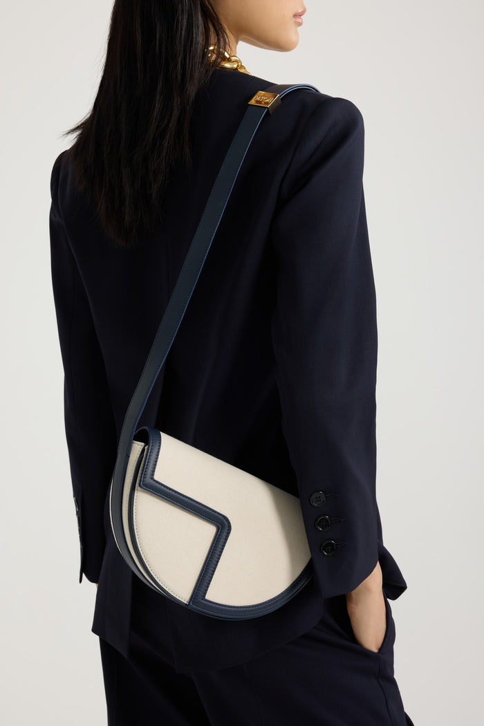 Jean Patou Le Patou En Cuir Et Coton Navy Black