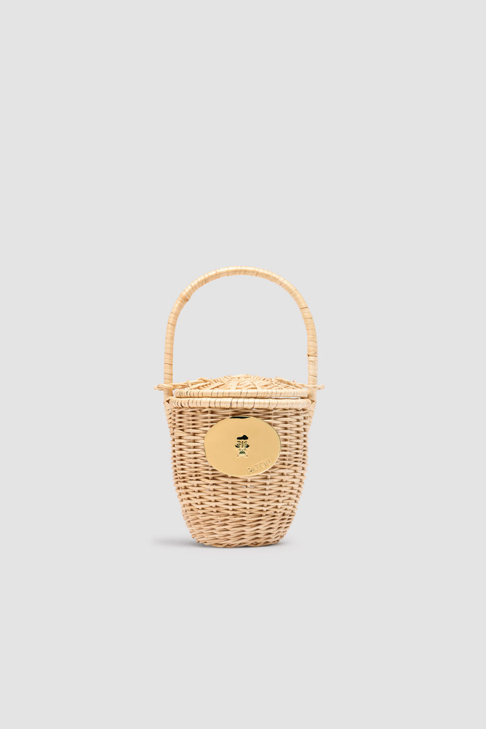 jean patou Panier seau en osier Vanilla