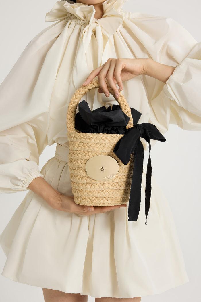 Jean Patou Panier Seau En Raphia Vanilla