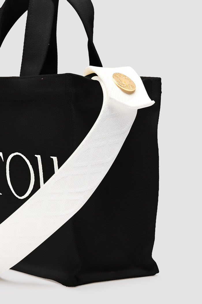 Jean Patou Petit Cabas Patou En Coton Black