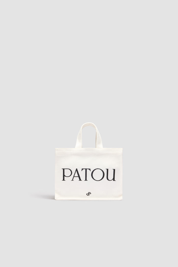 jean patou Petit cabas Patou en coton White