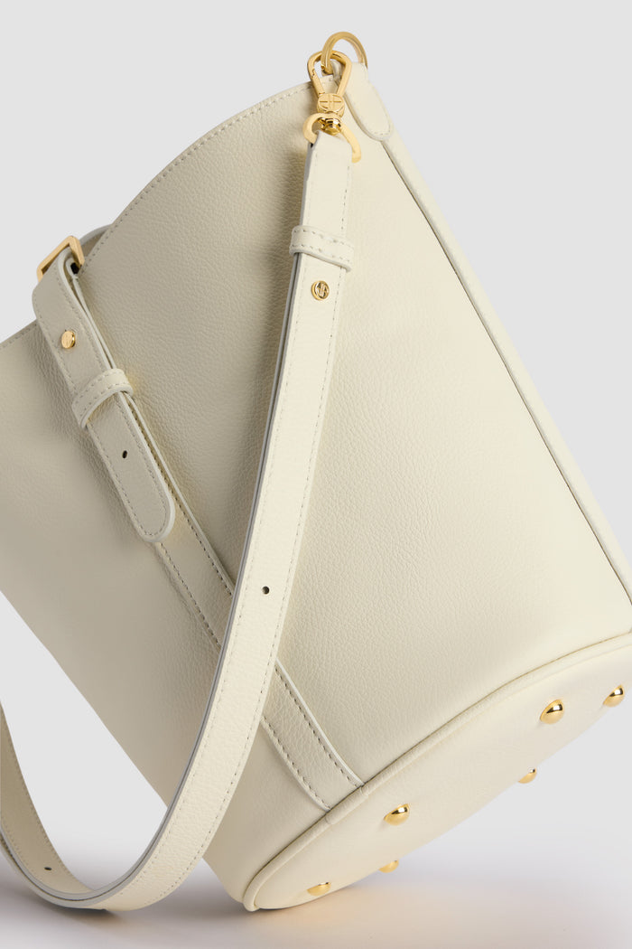 Jean Patou Petit Sac Seau JP En Cuir Angora