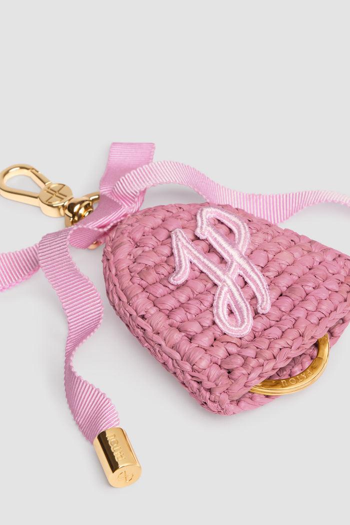 Jean Patou Porte-clés En Raphia Primrose Pink
