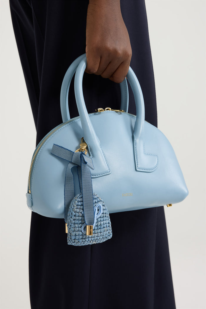 Jean Patou Porte-clés En Raphia Skylight Blue