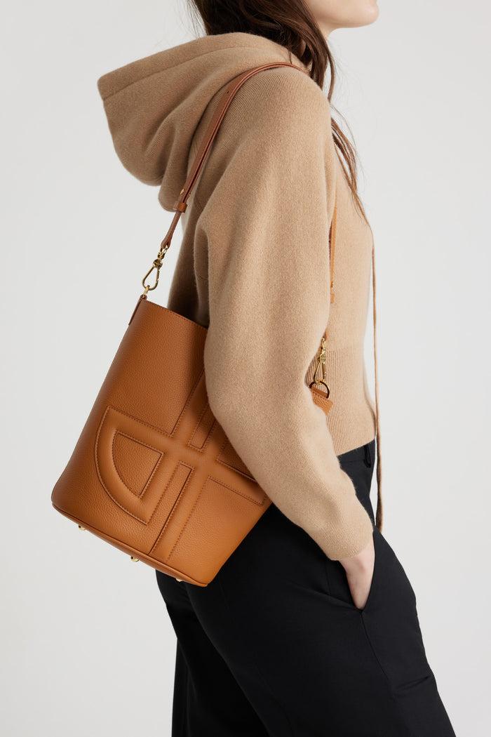 Jean Patou Sac Seau JP En Cuir Autumn Leaf