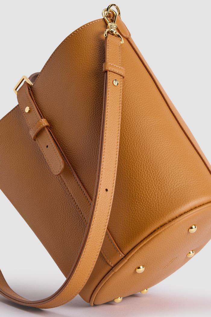 Jean Patou Sac Seau JP En Cuir Autumn Leaf