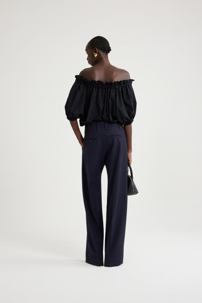 Jean Patou T-shirt à Coulisse En Coton Bio Black
