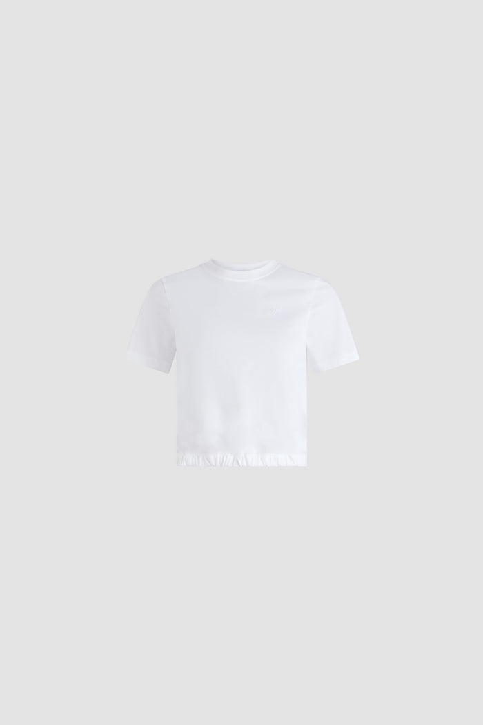 jean patou T-shirt dos nu en coton bio White
