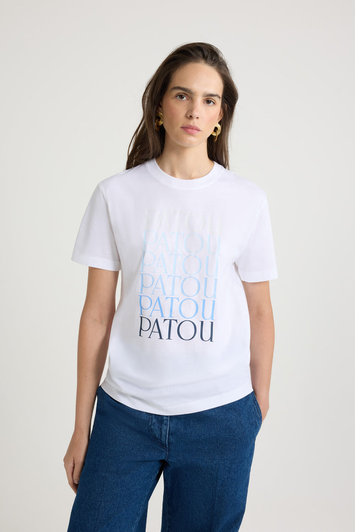 Jean Patou T-shirt Patou En Coton Bio White