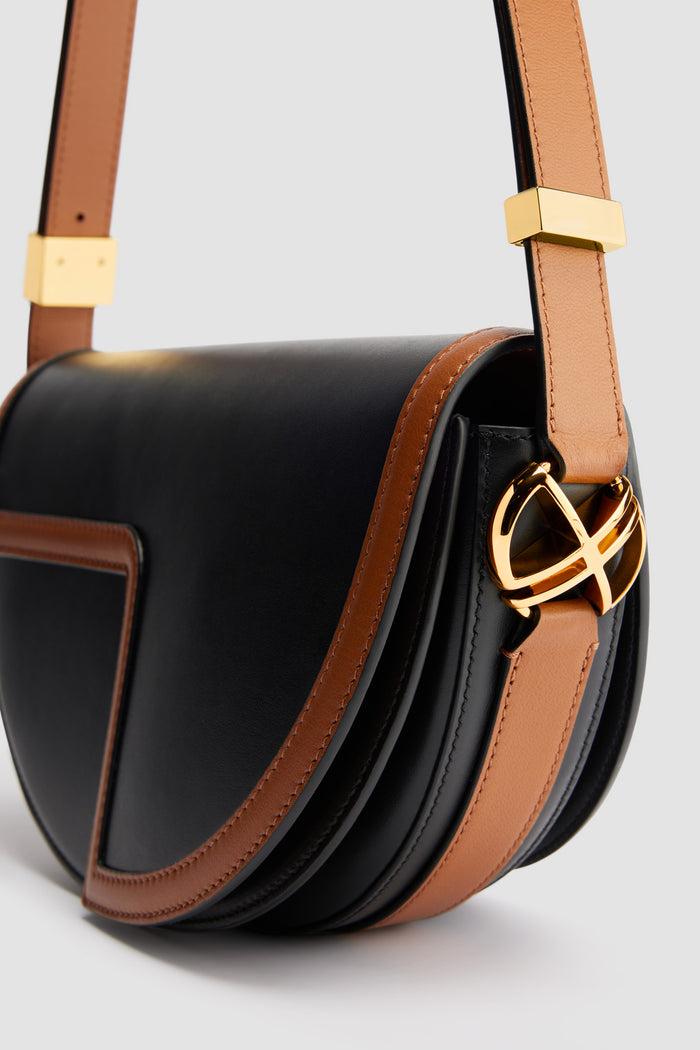 Jean Patou Le Patou Bicolore En Cuir Black Chestnut