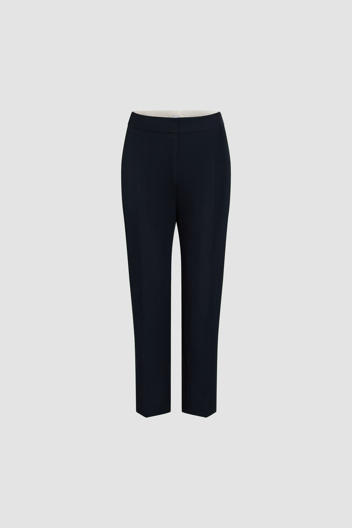 jean patou Pantalon 7/8 en nylon léger recyclé Navy Black
