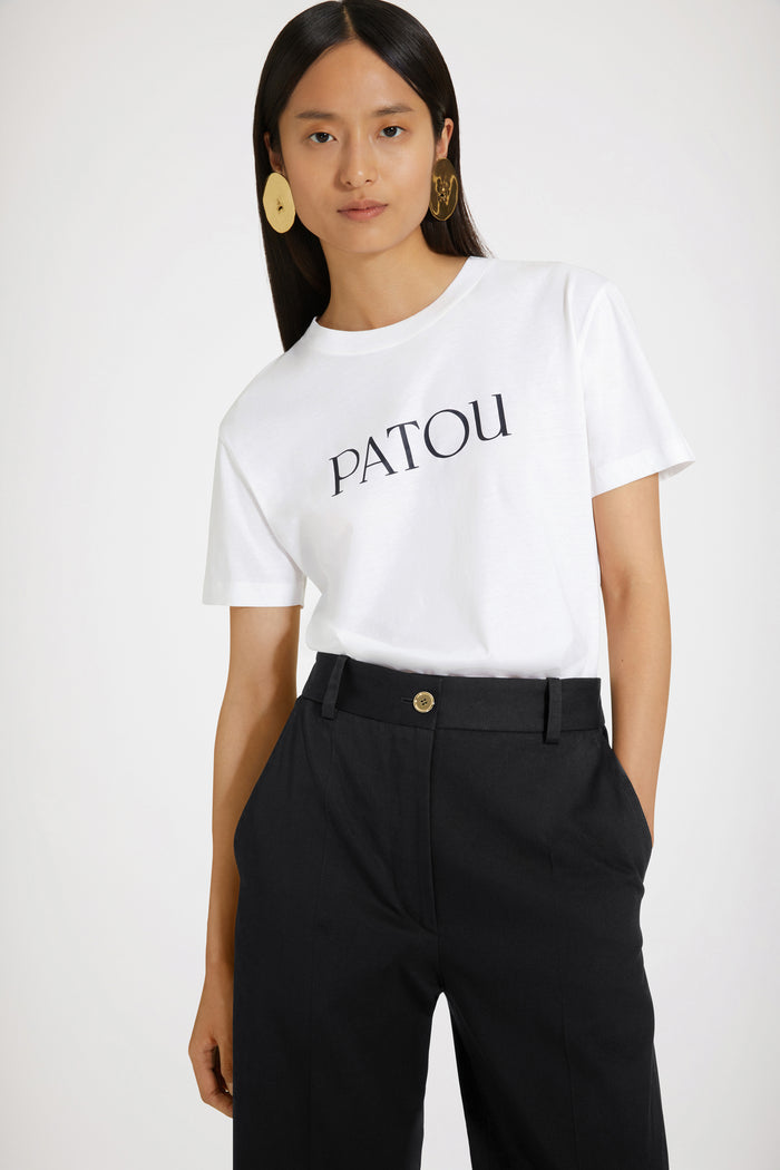 Jean Patou Pantalon Iconique En Gabardine Bio Black