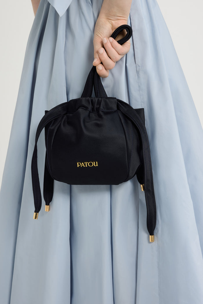 Jean Patou Pochette De Soirée En Satin Recyclé Black