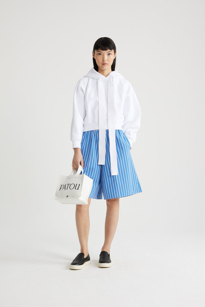 Jean Patou Sweatshirt à Logo Médaillon En Coton Bio White