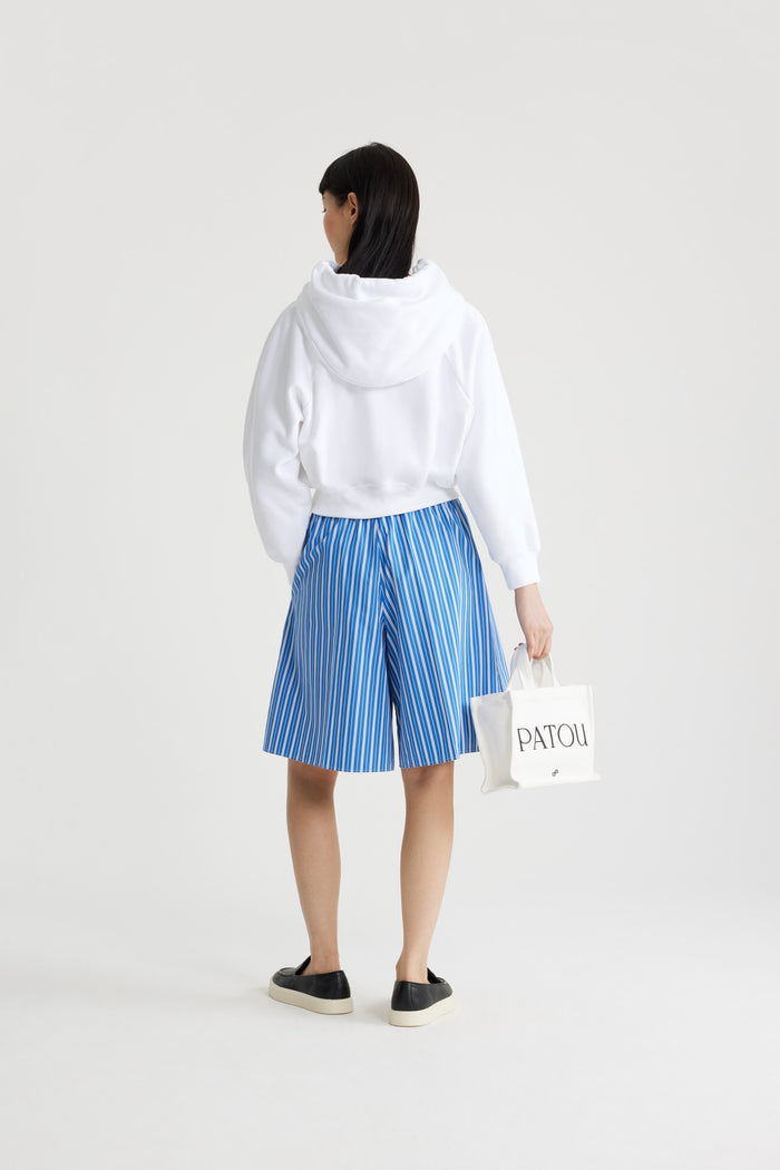 Jean Patou Sweatshirt à Logo Médaillon En Coton Bio White