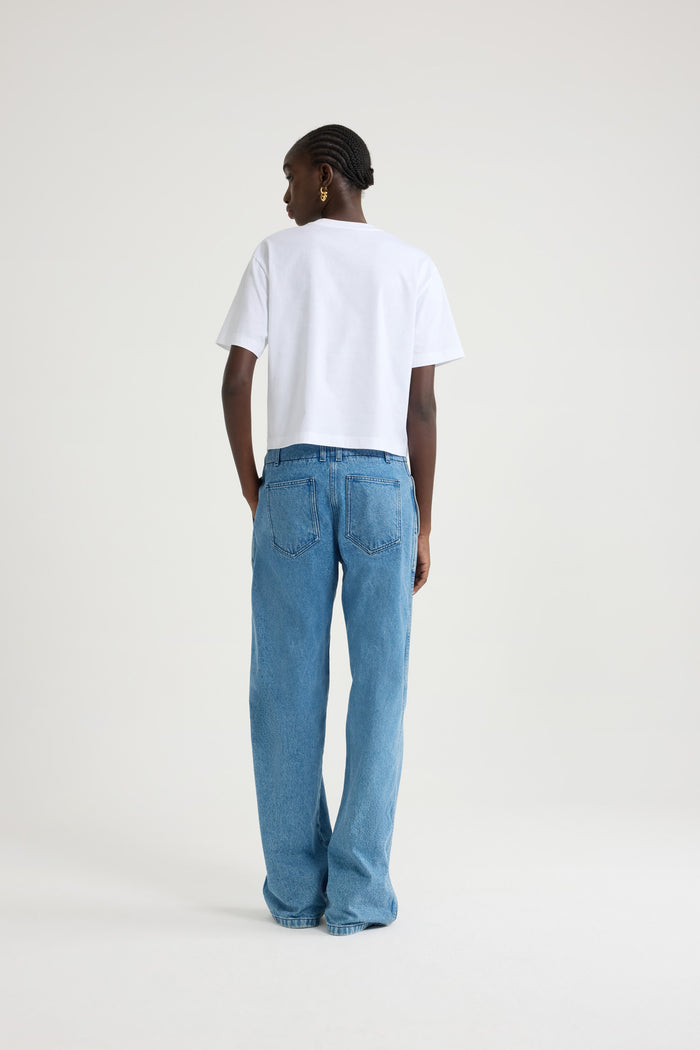 Jean Patou T-shirt à Logo Patou Brodé En Coton Bio White