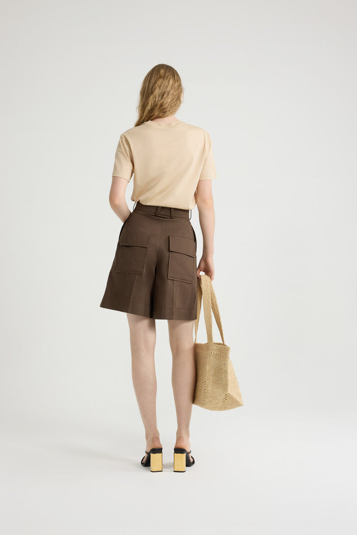 Jean Patou T-shirt à Logo Patou Et Monogramme JP En Coton Bio Praline