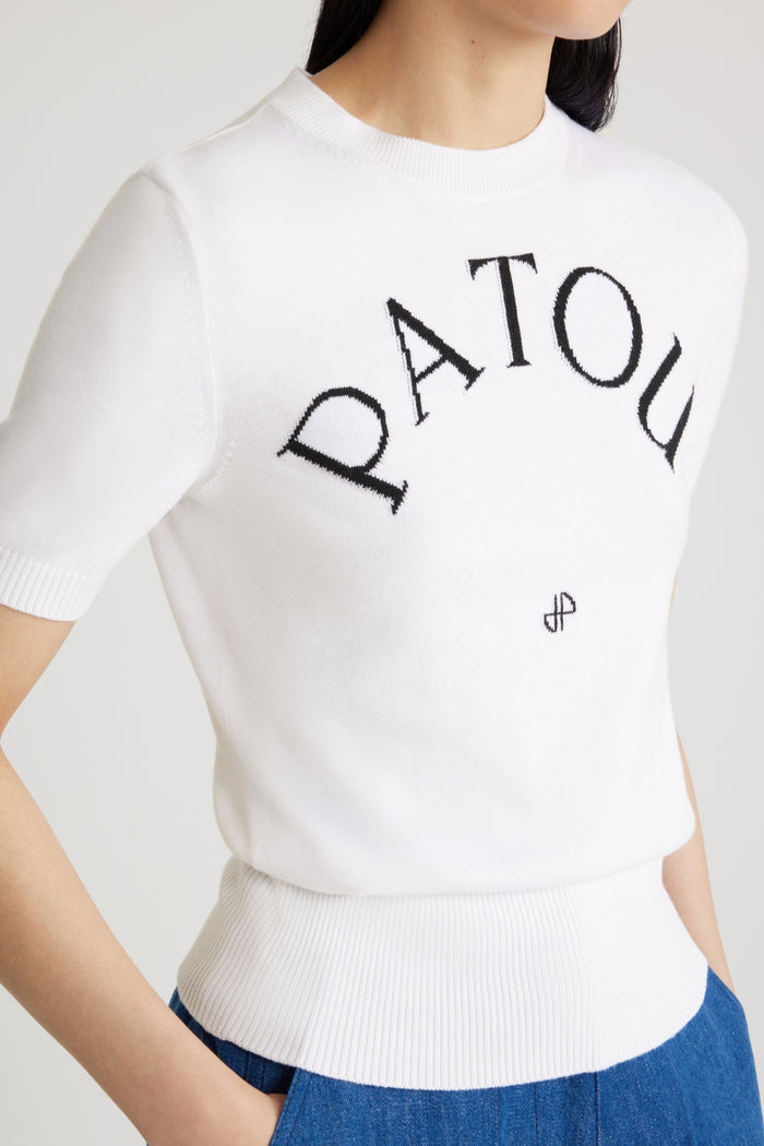 Jean Patou Top Patou En Maille éco-responsable White