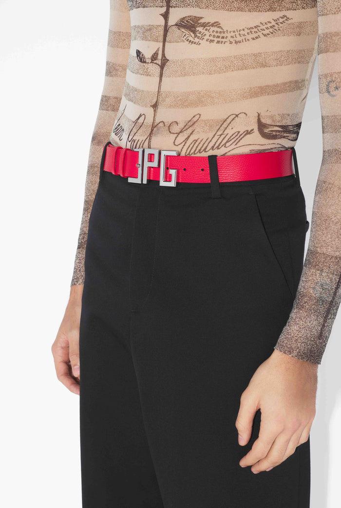 Jean Paul Gaultier La Ceinture JPG Rouge Rouge