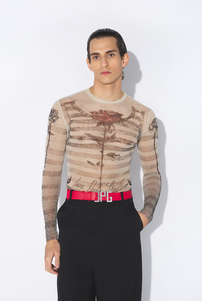 jean paul gaultier La Ceinture JPG Rouge Rouge