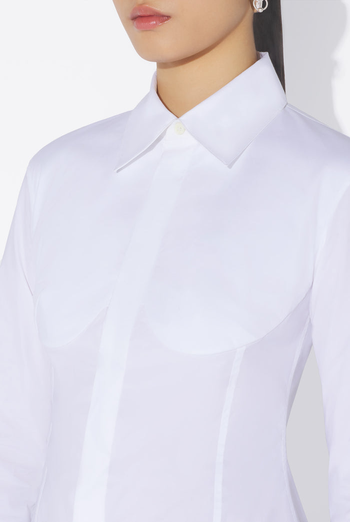 Jean Paul Gaultier La Chemise Body Blanc