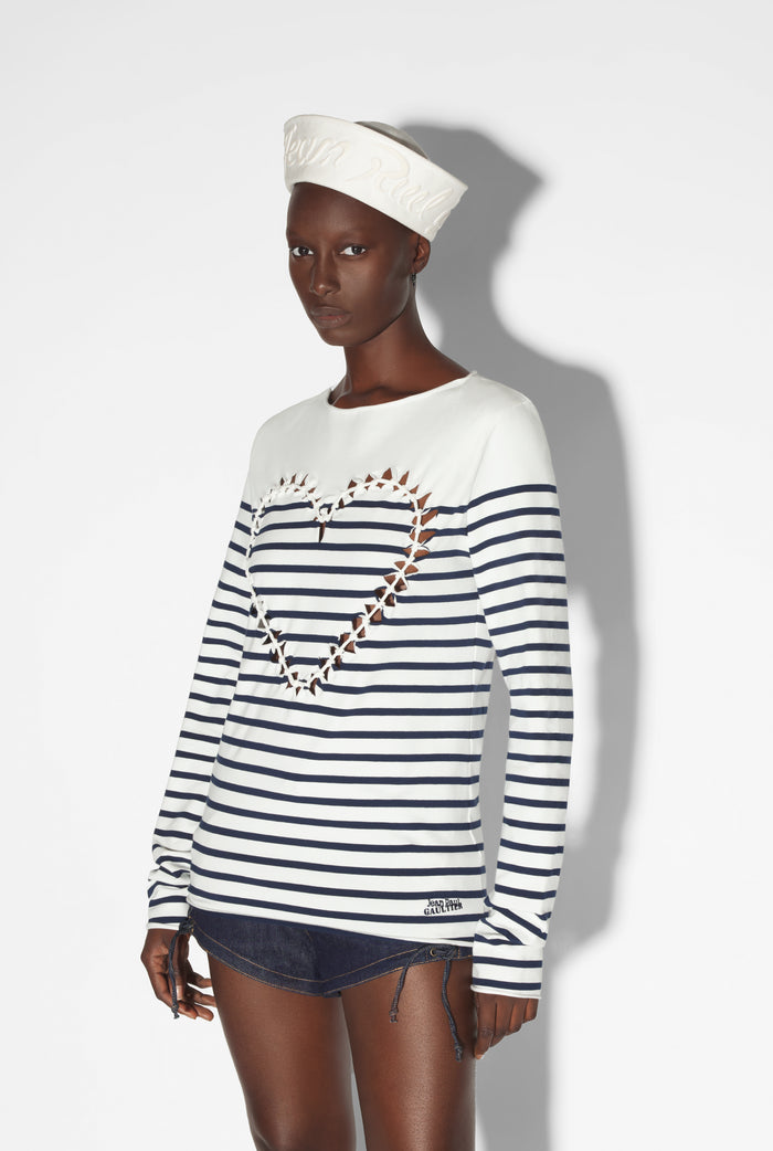 jean paul gaultier La Marinière Cœur Blanc