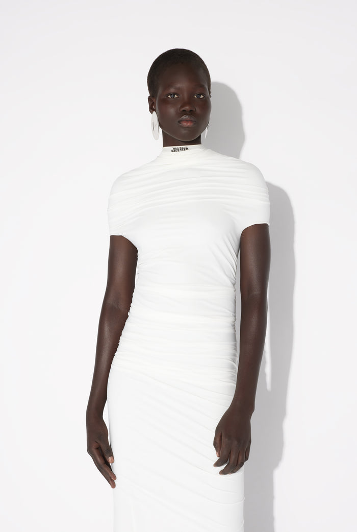 Jean Paul Gaultier La Robe à Franges Blanc