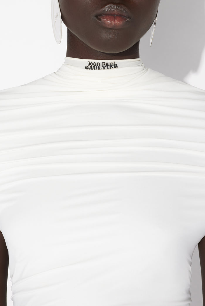 Jean Paul Gaultier La Robe à Franges Blanc