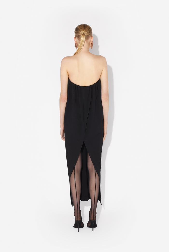 Jean Paul Gaultier La Robe Corset Bi-Matière Noir