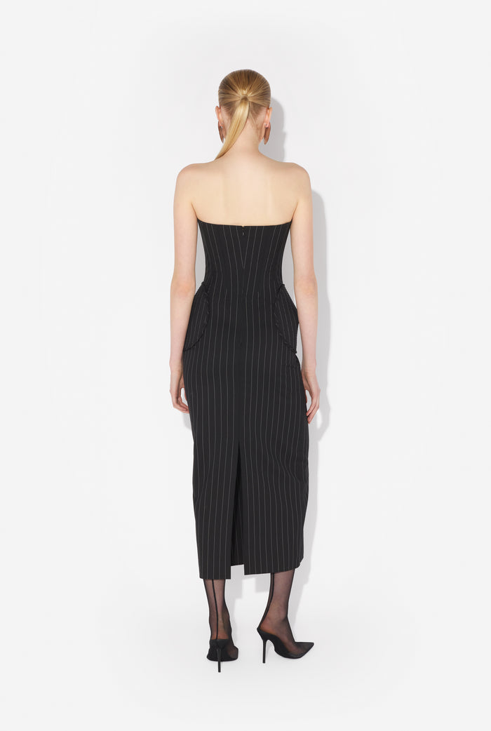 Jean Paul Gaultier La Robe Longue Bustier Noir
