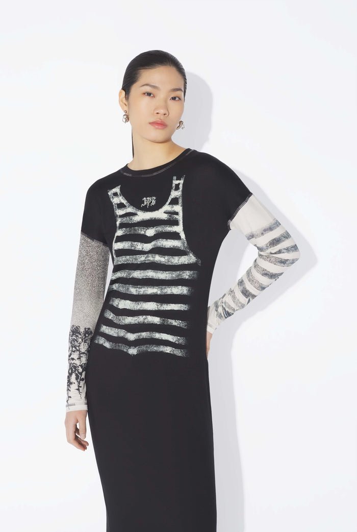 Jean Paul Gaultier La Robe Tattoo Noir
