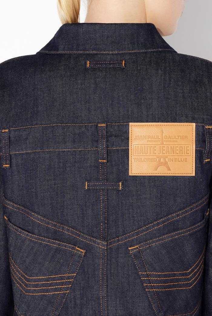 Jean Paul Gaultier La Veste Denim Inversée Bleu