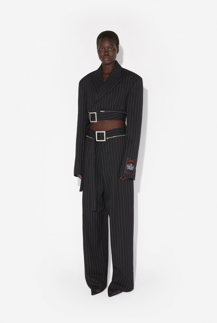 Jean Paul Gaultier La Veste Tailleur Courte Noir