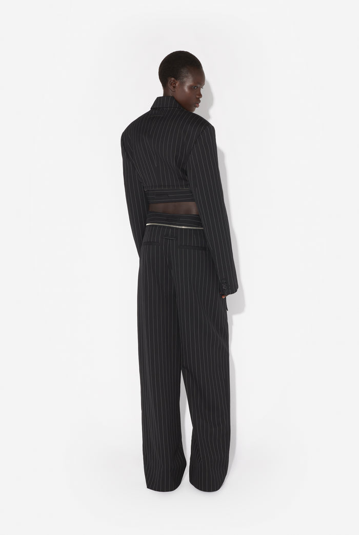 Jean Paul Gaultier La Veste Tailleur Courte Noir