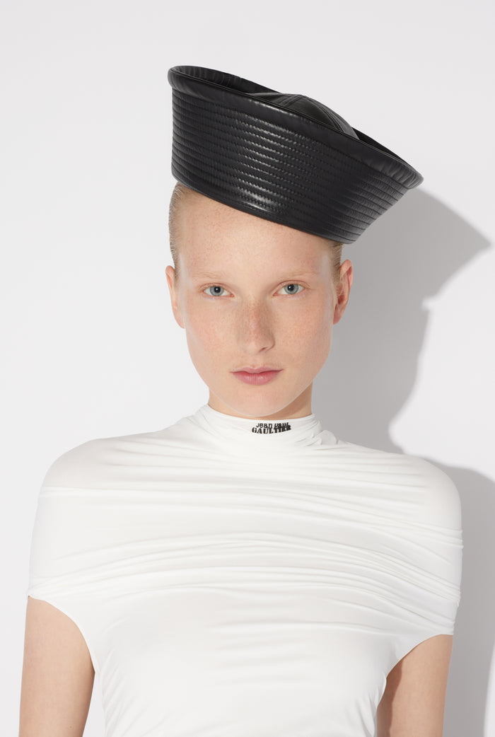 Jean Paul Gaultier Le Bob Marin Cuir Noir