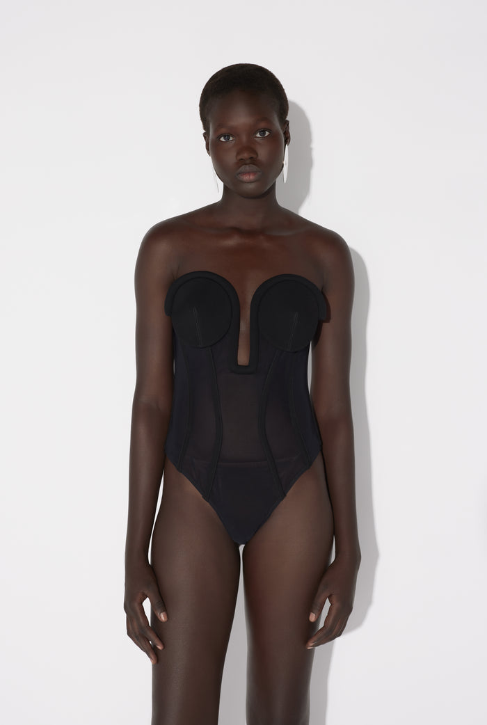 Jean Paul Gaultier Le Body Corset Noir
