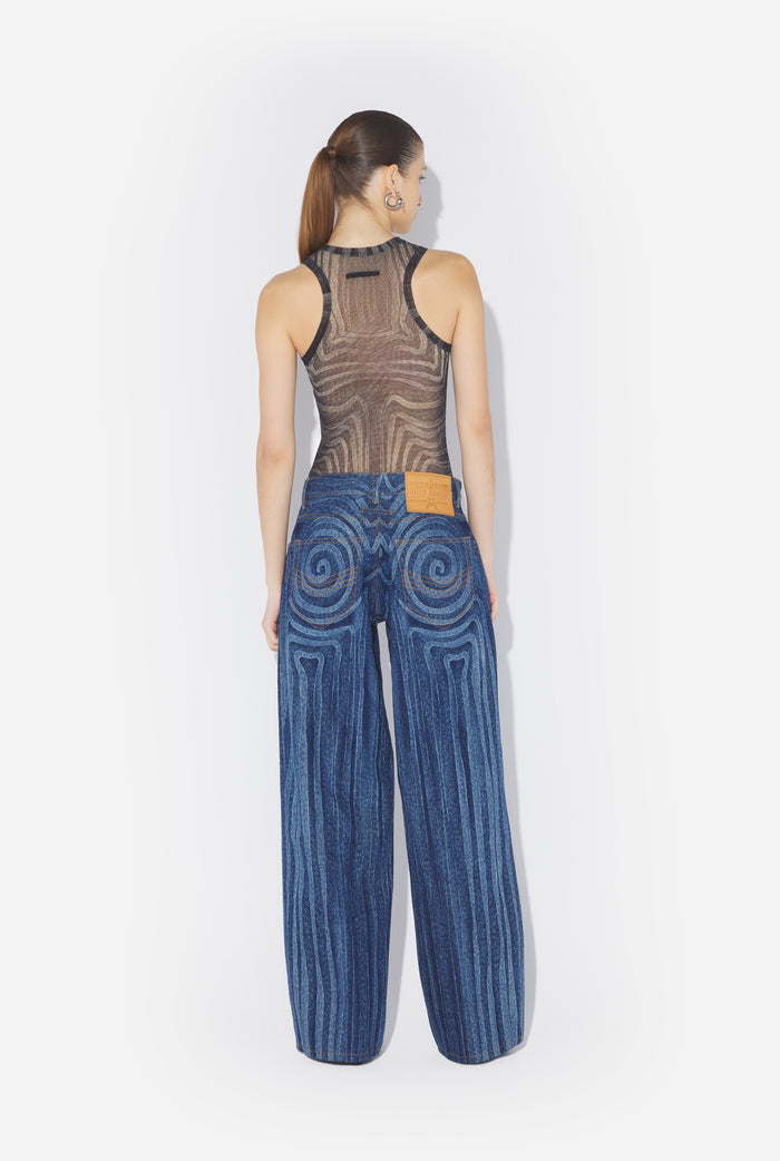 Jean Paul Gaultier Le Body Spirale Noir Noir