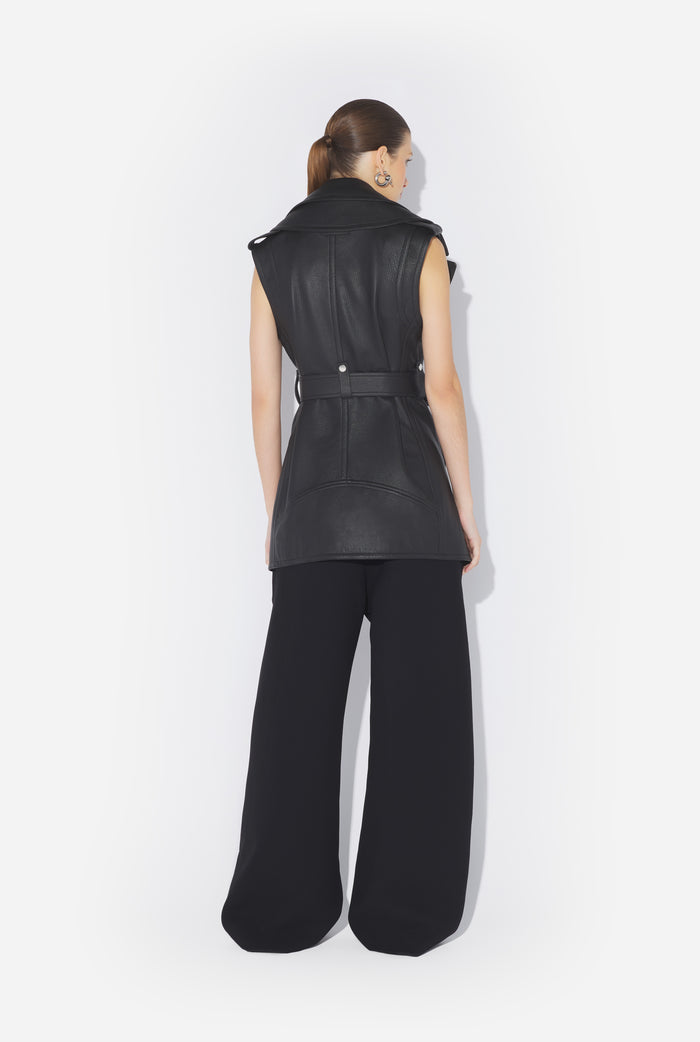 Jean Paul Gaultier Le Gilet En Cuir Noir