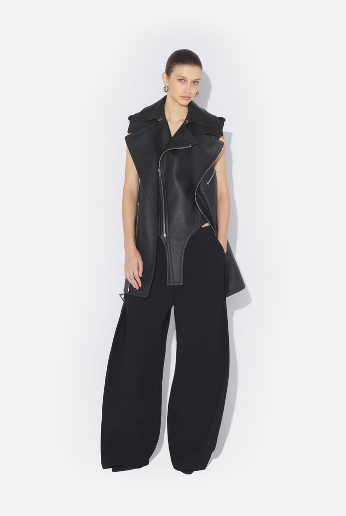 jean paul gaultier Le Gilet en Cuir Noir