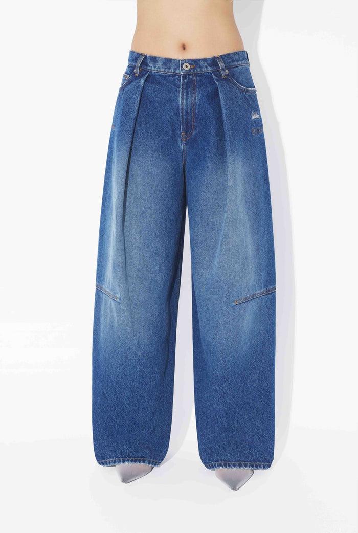 Jean Paul Gaultier Le Jean Denim Ample Bleu
