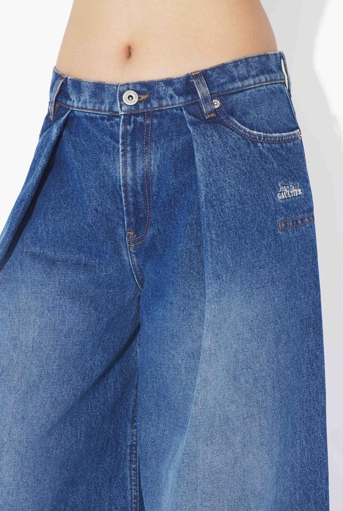 Jean Paul Gaultier Le Jean Denim Ample Bleu
