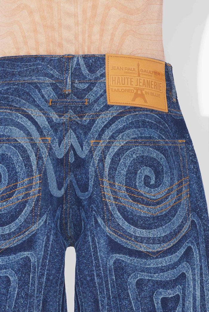 Jean Paul Gaultier Le Jean Denim Spirale Bleu