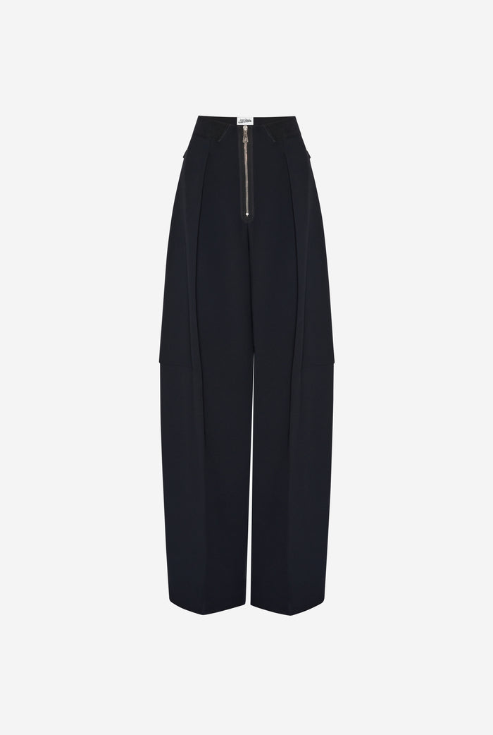 Jean Paul Gaultier Le Pantalon Crepe Noir