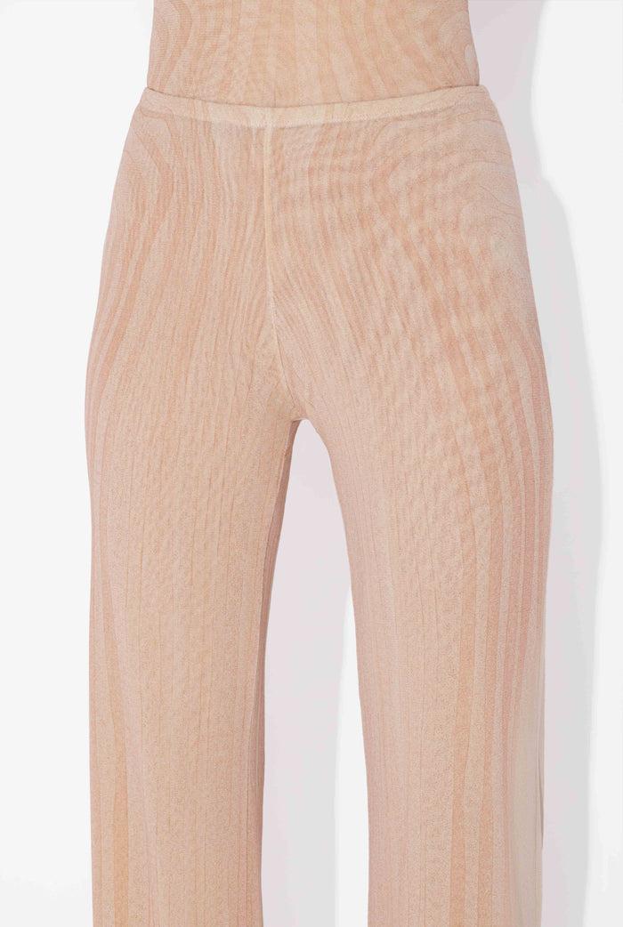 Jean Paul Gaultier Le Pantalon Spirale Rose Rose