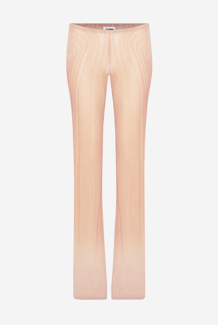 Jean Paul Gaultier Le Pantalon Spirale Rose Rose