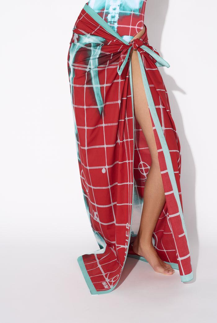 Jean Paul Gaultier Le Paréo Squeletor Rouge Rouge