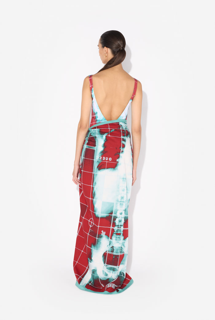 jean paul gaultier Le Paréo Squeletor Rouge Rouge